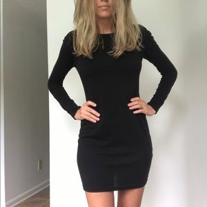 PIKO 1988 long sleeve black dress